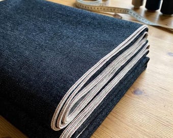 3 Yard Selvedge Denim Jeans Kit | Sanforized Raw Denim Fabric