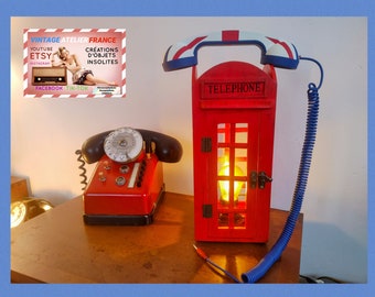 british style phone lamp