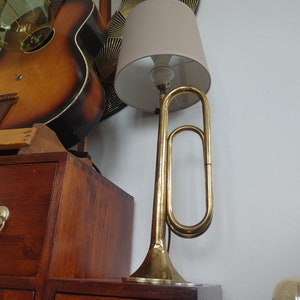 army bugle trumpet lamp image 7