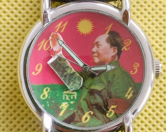 montre atypique Mao mouvement mécanique rare