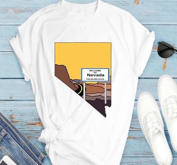 Nevada NV Tshirt Design Nevada PNG Nevada Sublimation Etsy