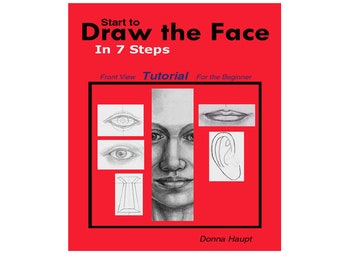 Start to Draw the Face,  Tutorial PDF, How to Draw the Face, Drawing Faces Art Course, Drawing Lesson, Portrait Class, Digital Tutorial