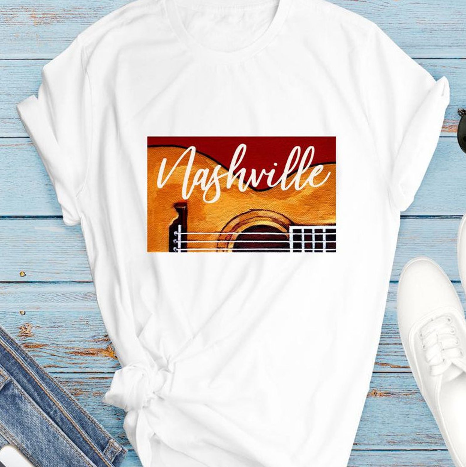 Nashville TShirt Design Nashville PNG Nashville TN Etsy