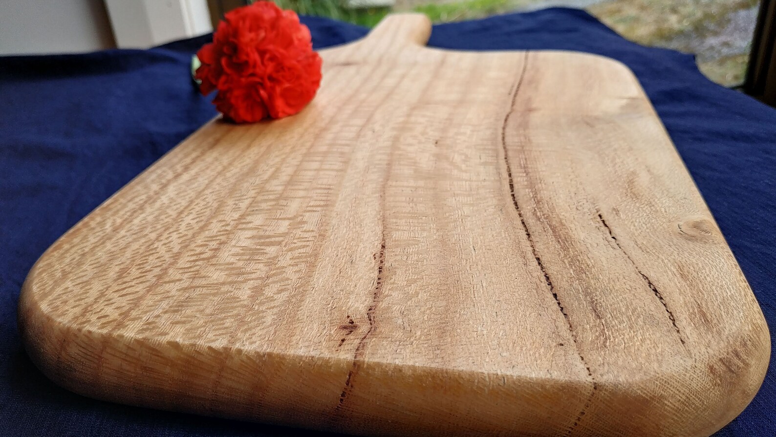 AMAZING Large Cutting Board Wood SILKY OAK Tasmania Handmade Etsy