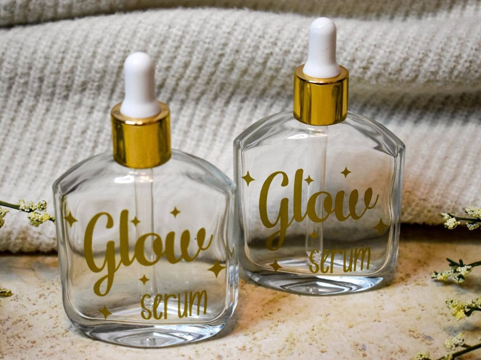 Glow Serum Dropper 60ml Essential Oil Dropper Dropper Etsy