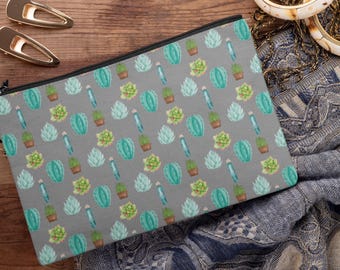 Motivo a ripetizione senza soluzione di continuità con stampa di cactus succulenti, file per stampa su tessuto a sublimazione, uso commerciale.