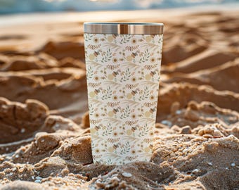 Motivo floreale senza soluzione di continuità in stile boho beige, file per stampa su tessuto a sublimazione, uso commerciale.