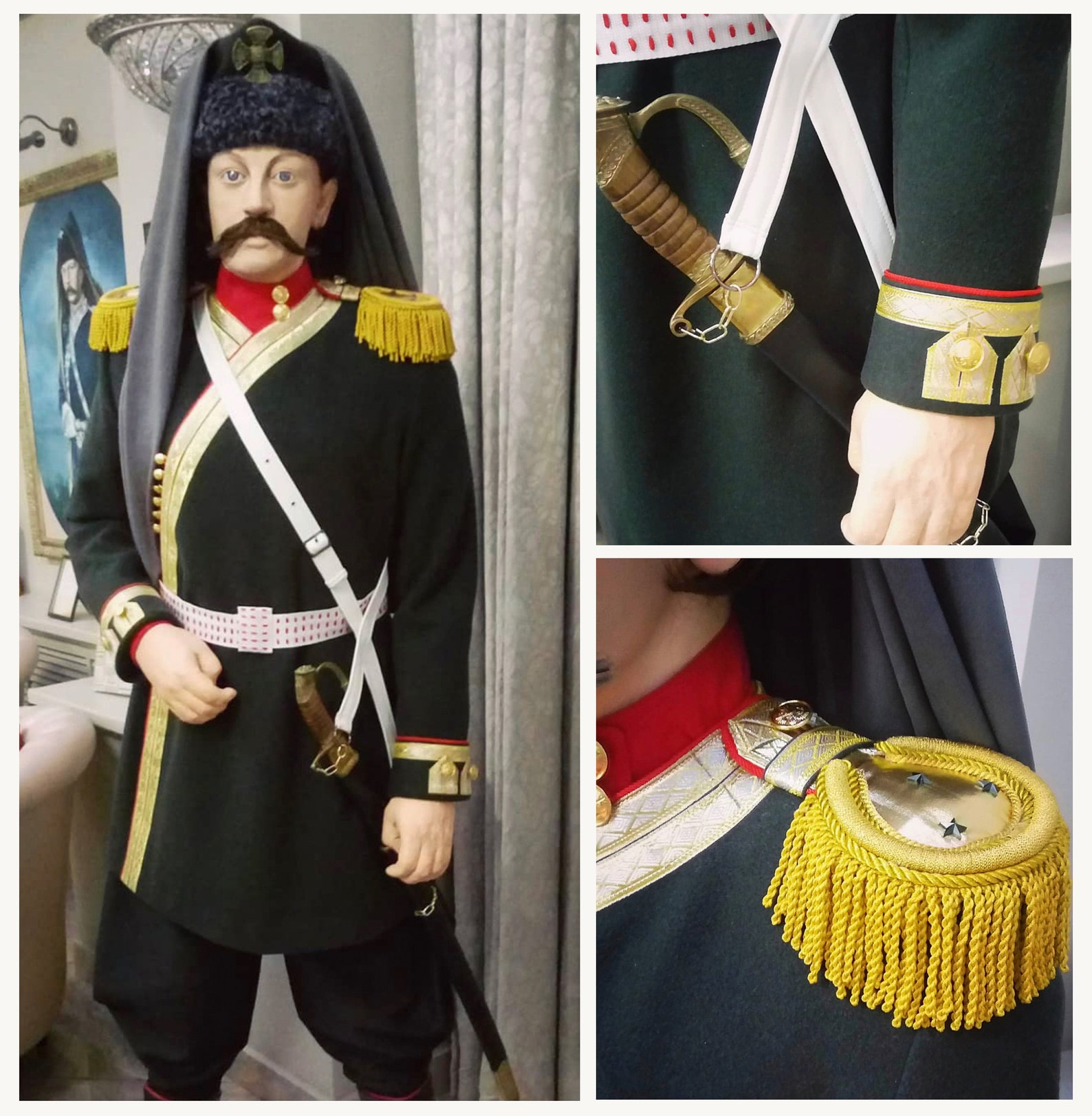 Count Tolstoy Historical Figures Costume Men Military Uniform Etsy