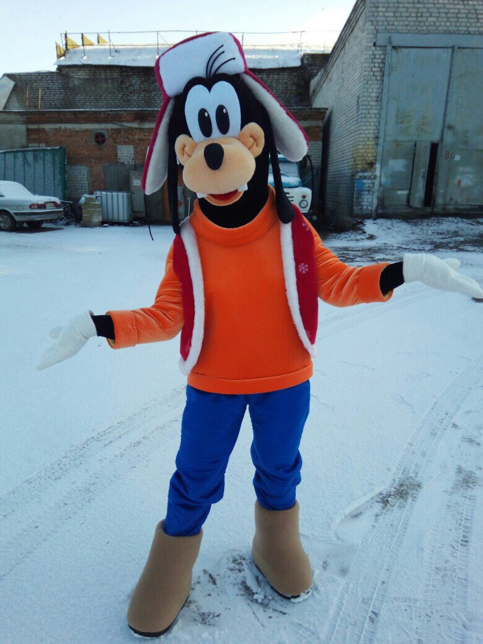 Goofy Replica Costume Cosplay Adult Goofy Disney Halloween Etsy