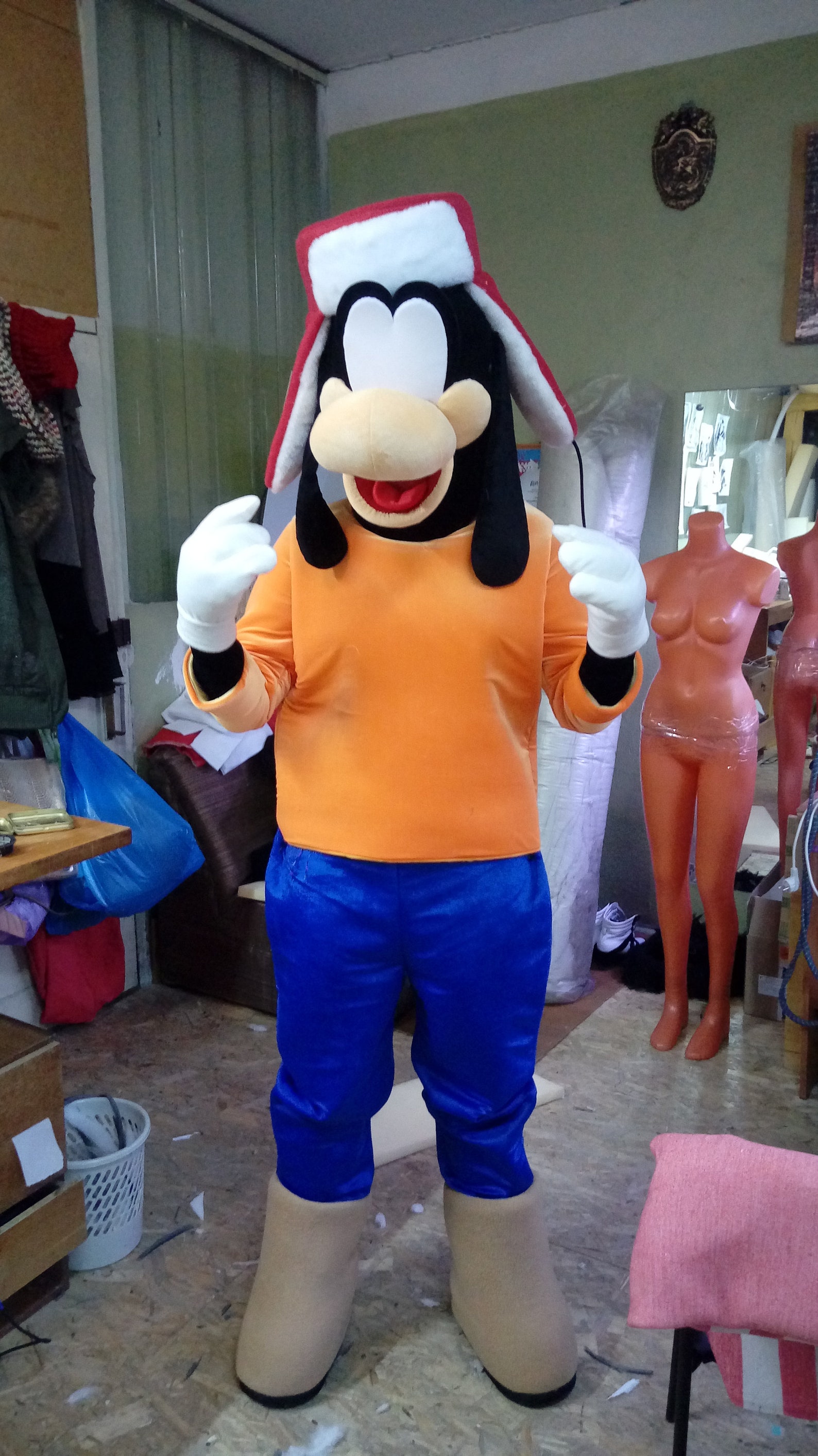 Goofy Replica Costume Cosplay Adult Goofy Disney Halloween Etsy
