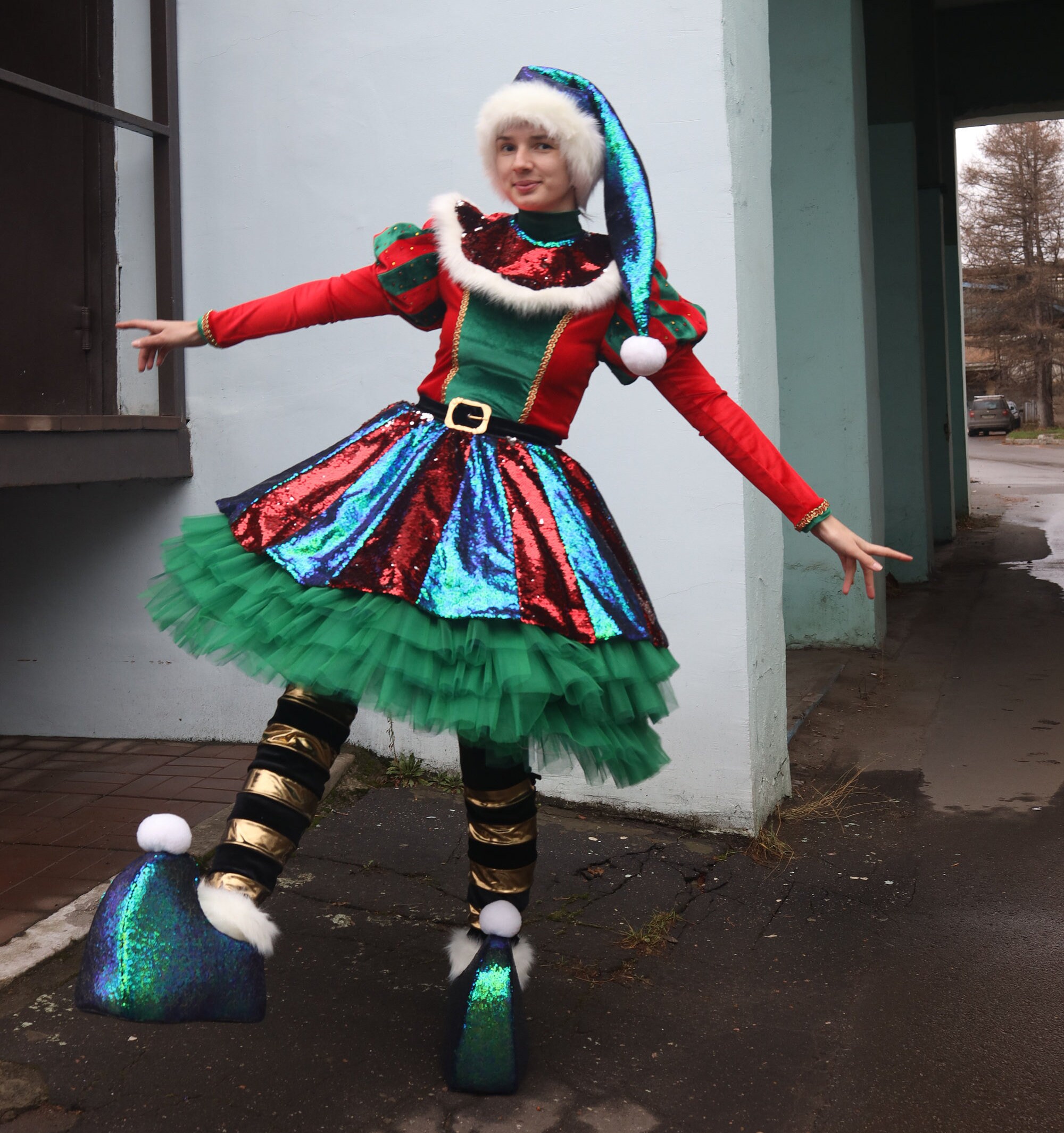 womens elf dress