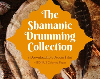 The Shamanic Drumming Collection Bundle, Mp3, Meditation Music, Shamanic Journey, Occult, Witchcraft, Witch, Instant Digital Download, Audio