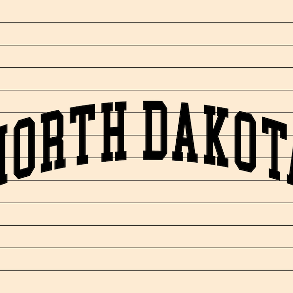 North Dakota, SVG and PNG
