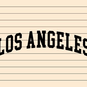 Los Angeles Svg