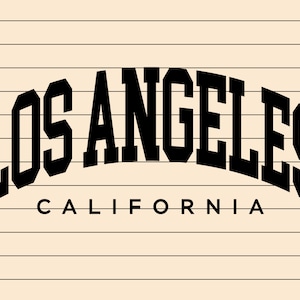 Los Angeles Svg,  Png, Cut File, Print File, Cricut, Silhouette, Sublimation, Dtg, Vinyl Cutting And Printing Files