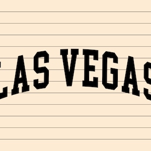 Las Vegas Svg et Png, Fichier coupé, Fichier d’impression