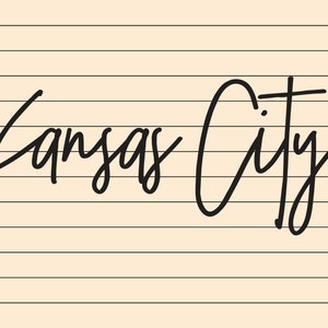 Kansas City, Svg and Png