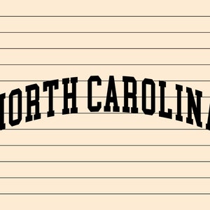 North Carolina Svg