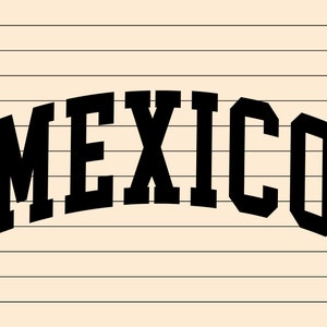Mexico Svg And Png | Cut File | Print File