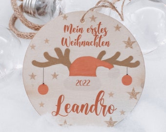 Mein erstes Weihnachten Holzschild