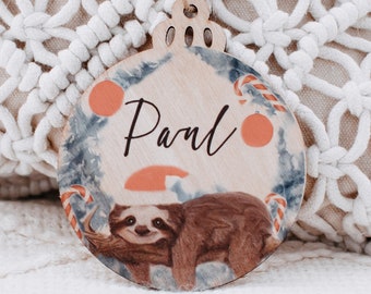 Christmas ball sloth