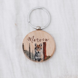 Keychain personalized, keychain children, keychain school child, keychain name, keychain animals