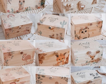 Baby memory box, memory box, keepsake box, children's room decoration, boho memory box, memory boxes, birth gifts