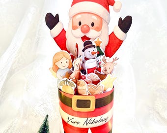 Duplo banderoles Christmas Santa Claus gift Duplo sayings Duplo packaging gift idea Secret Santa Instant download craft template Santa Claus