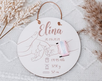 Birth bracelet, birth bracelet storage, birth bracelet holder, wooden sign for birth bracelet, wooden sign birth, hospital bracelet, baby birth