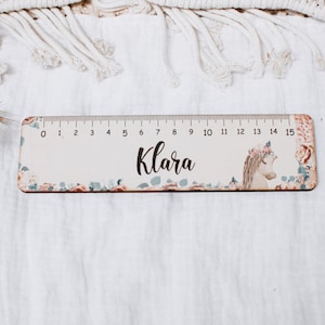 Ruler, ruler personalized, wooden ruler personalized with name