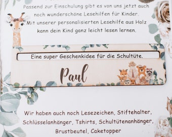 Lesehilfe personalisiert