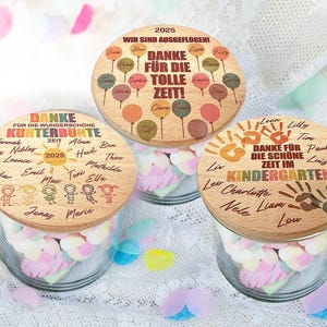 Farewell gift kindergarten farewell gift educator daycare gift farewell educator storage jar personalized daycare farewell