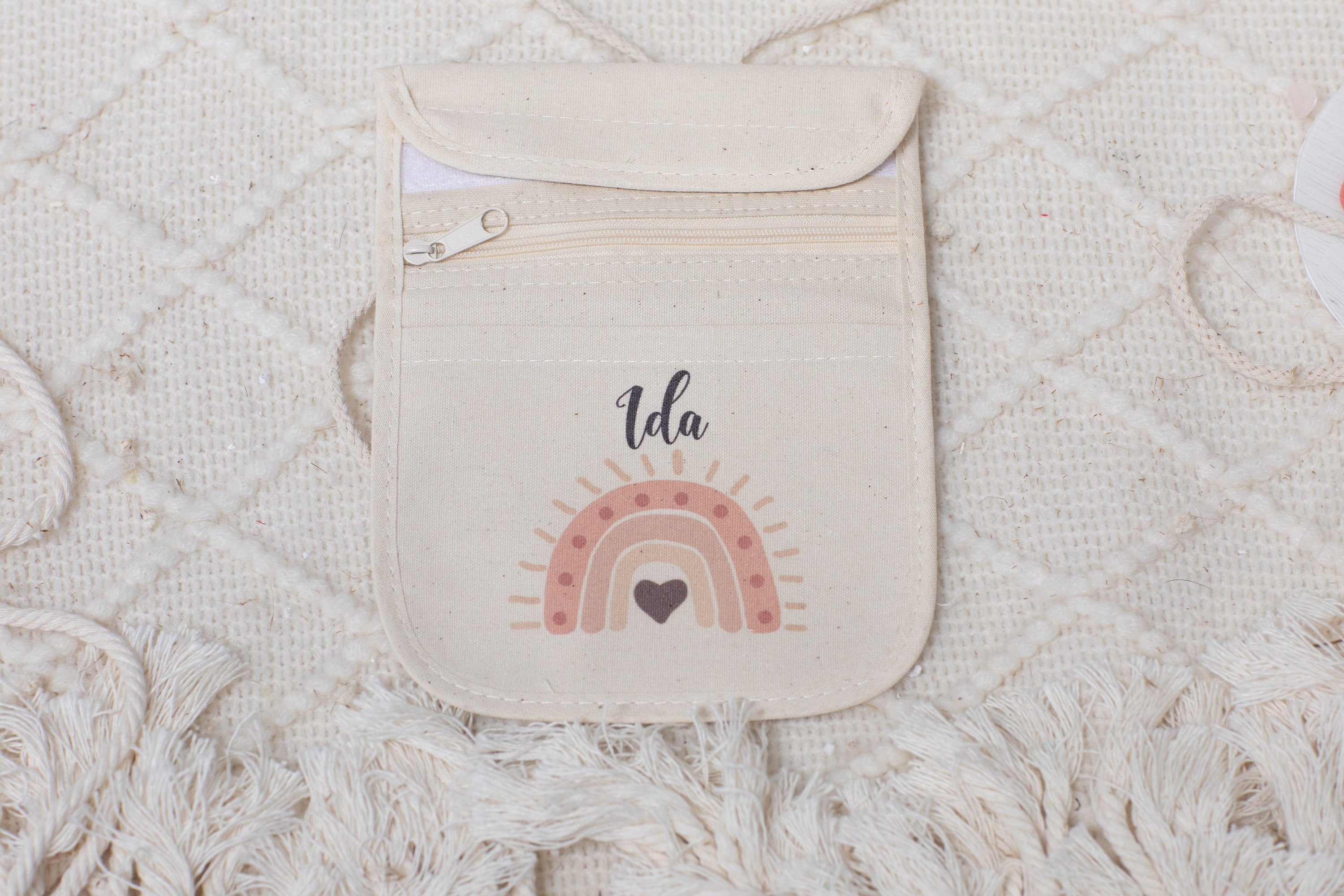 ❤︎ah❤︎ Children's Chest Pouch, Personalized Chest Pouch, School Enrolment