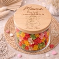 Personalized Mother's Day gift for Mom from several children: storage jar, Mom, you are unbelievable! Family gift