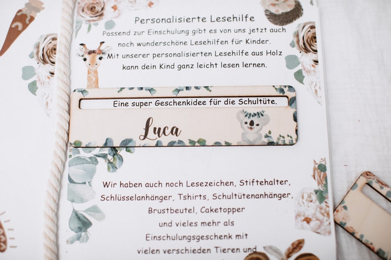 Lesehilfe, Geschenke Schultüte, Lesehilfe Kinder, Schultüte Bild 7