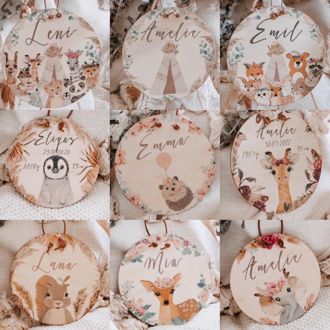 Name Plate, Name Plate Children's Room, Door Plate Children's Room