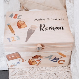 Memory box for schoolchildren, gift for school enrollment, for school enrollment, schoolchild, memory box for the start of school