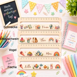 Personalisierte Lesehilfe mit Linealfunktion für Schulkinder, ideal zum Lesen lernen und Zeilenhalten.