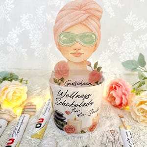 Selbstfürsorge Geschenk Wellness mit achtsamen Sprüchen