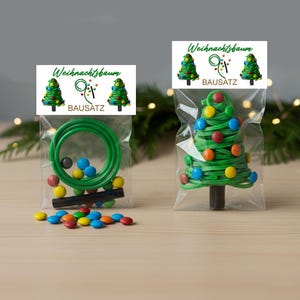 Adventskalender Füllung DIY – Mini Weihnachtsbaum aus Süßigkeiten