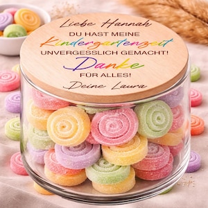 Hochwertiges Geschenk für Erzieherin personalisiert zum Abschied aus der Kita
