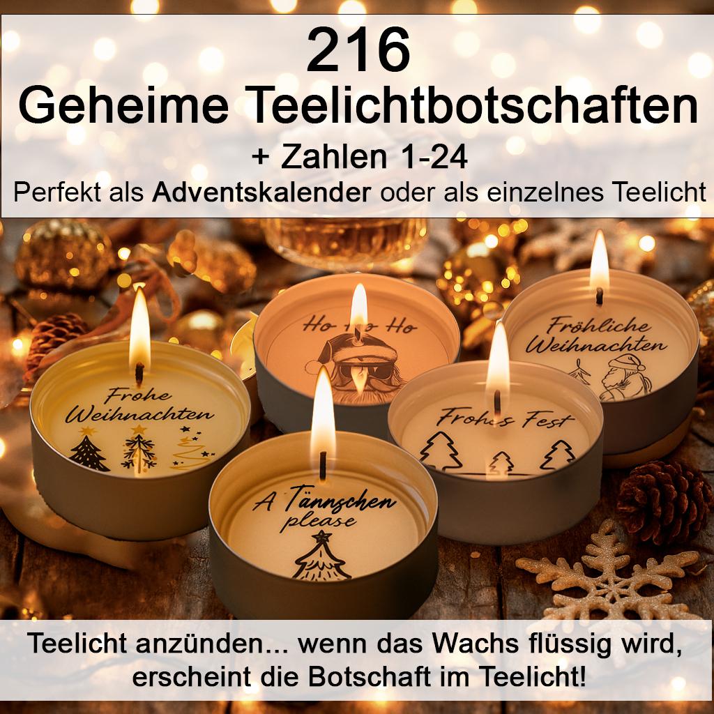 Adventskalender kerzen
