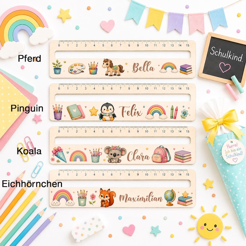 Lernhilfe für die Grundschule mit Namen, unterstützt Kinder beim Lesen lernen und fördert die Konzentration.