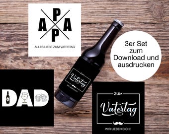 Father's Day gift beer label personalized Father's Day gift birthday beer label Father's Day beer bottle last minute gift dad