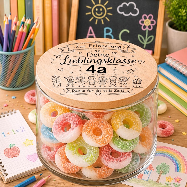 Lehrerin Geschenk personalisiert mit Lieblingsklasse