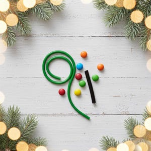 Printable Tütenverschluss Weihnachten – PDF Download Bastelidee