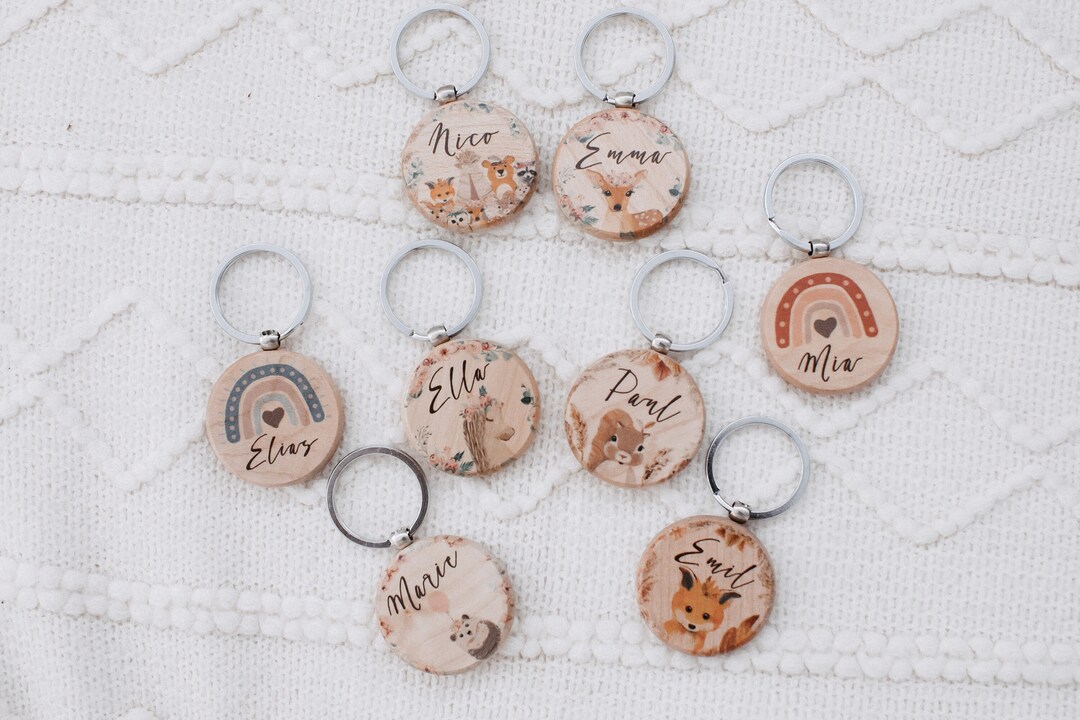 Personalized Keychains, Children's Keychains, Schoolchild Keychains ...