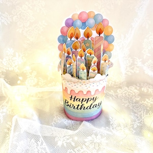 Printable Duplo Geschenkidee zum Geburtstag in Pastell Aquarell Stil