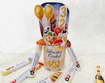 New Year's Eve Oracle Duplo Wrappers Digital Download New Year's Gift DIY Small New Year's Eve Party Favor New Year's Eve Idea Happy New Year