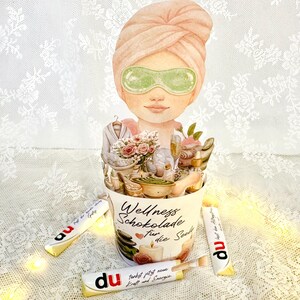 Wellness Geschenk mit versteckter Botschaft zum Herausziehen